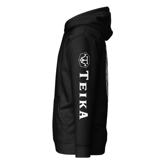 "Ride Forever" Greyscale, Premium Medium Weight Hoodie