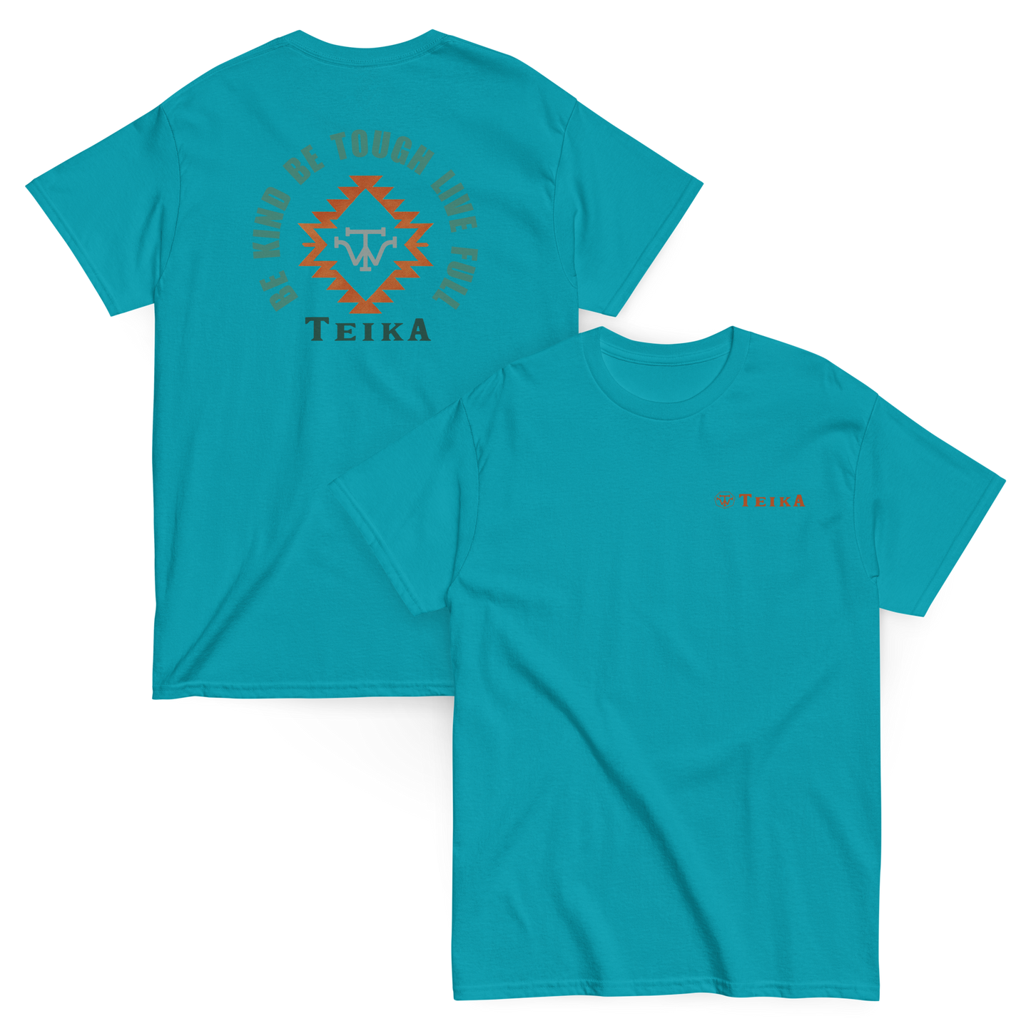 TEIKA "Be kind. Live Full." Tee, Dixie Collection