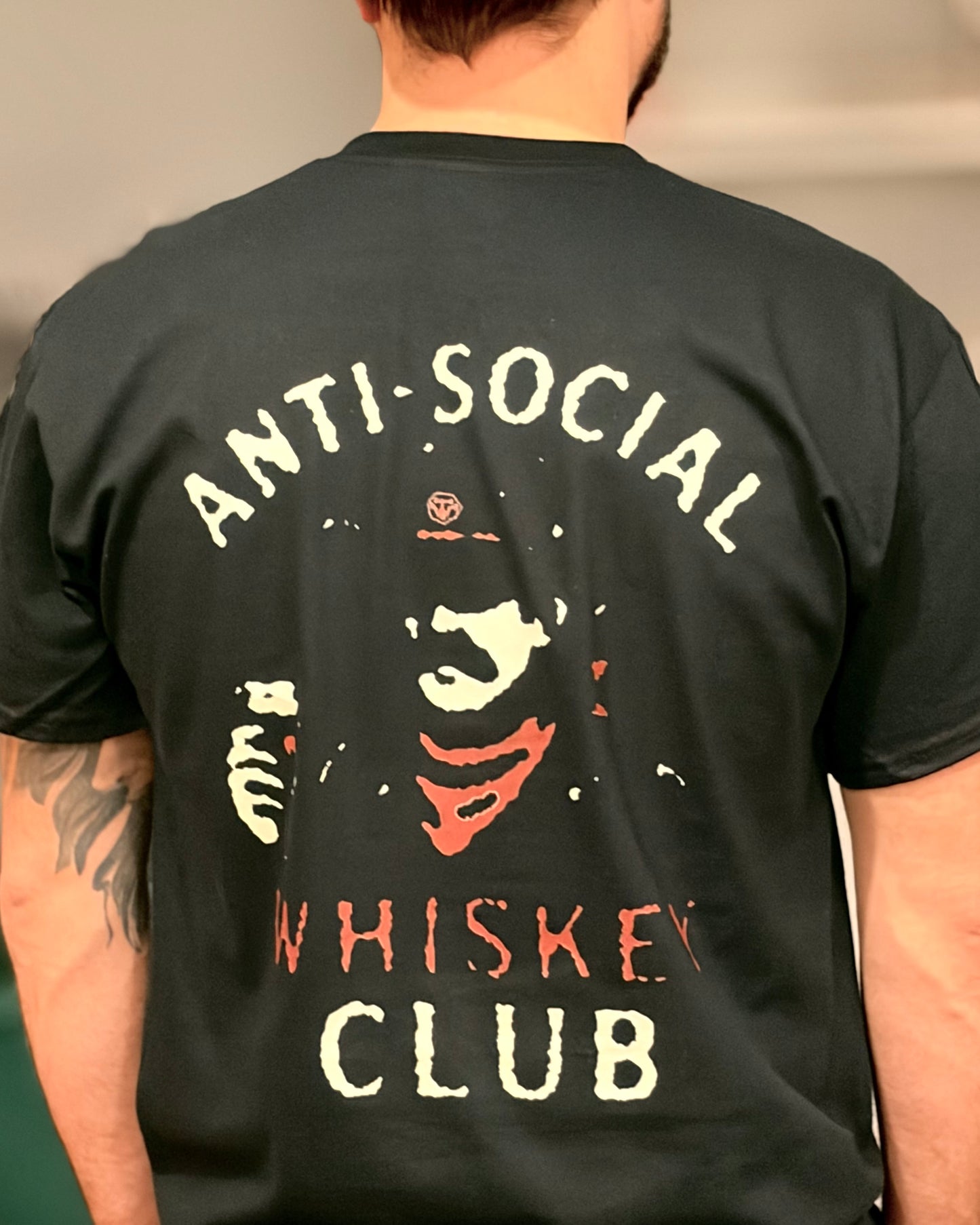 "Anti-Social Whiskey Club" ASWC Tee