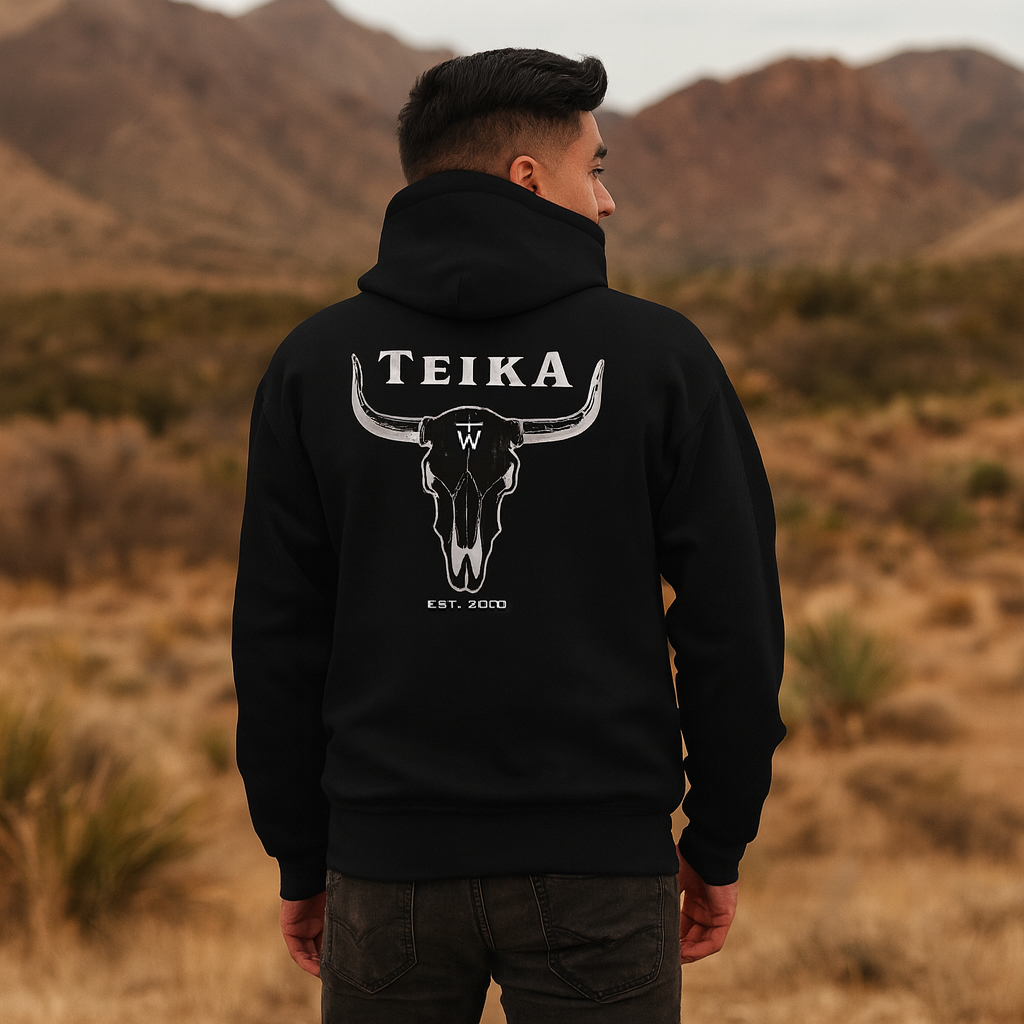 “Bull skull” Premium Medium Weight Hoodie