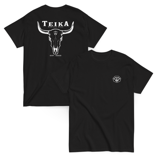 TEIKA "Longhorn Skull" Tee, Midnight Collection